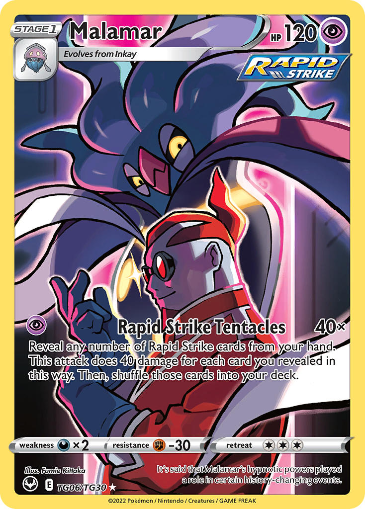 Malamar - TG06/TG30 (SWSH12:TG) Ultra Rare - Near Mint Holofoil