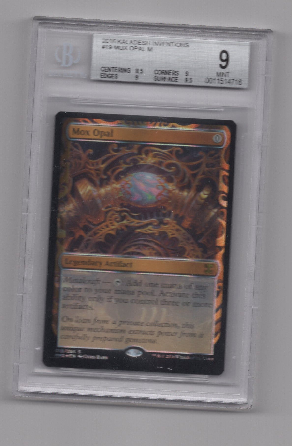 Mox Opal (MPS-M) (Graded Beckett 9)