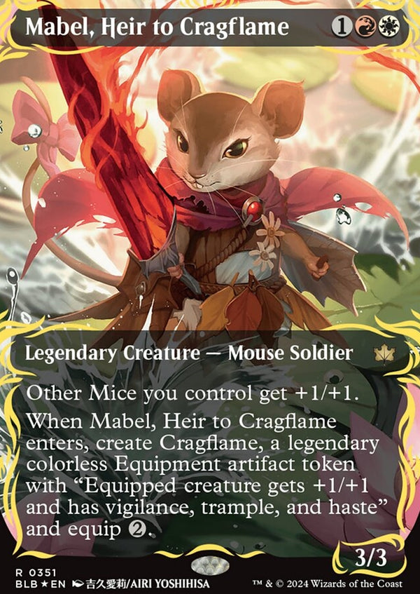 Mabel, Heir to Cragflame [#0351 Raised Foil] (BLB-R)