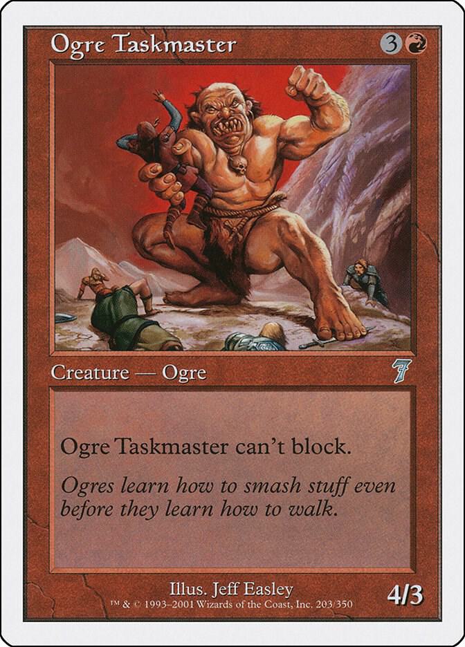Ogre Taskmaster (7ED-U) Moderately Played