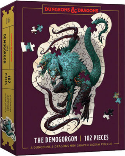 Dungeons & Dragons Mini Shaped Jigsaw Puzzle: The Demogorgon Edition 102-Piece