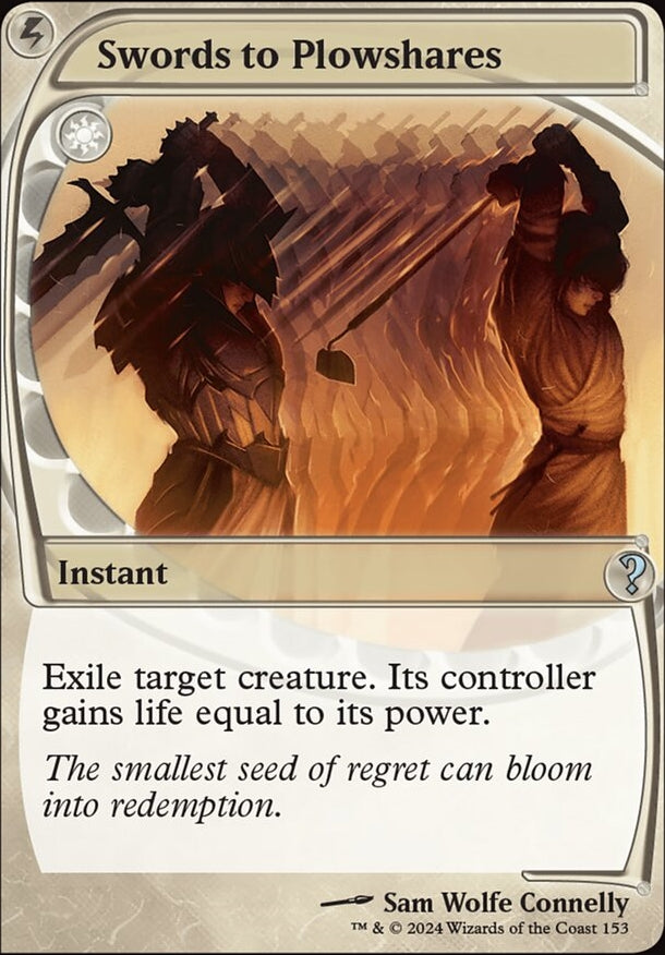 swords to plowshares mtg card The Gathering Swords to Plowshares (#1021) (foil)