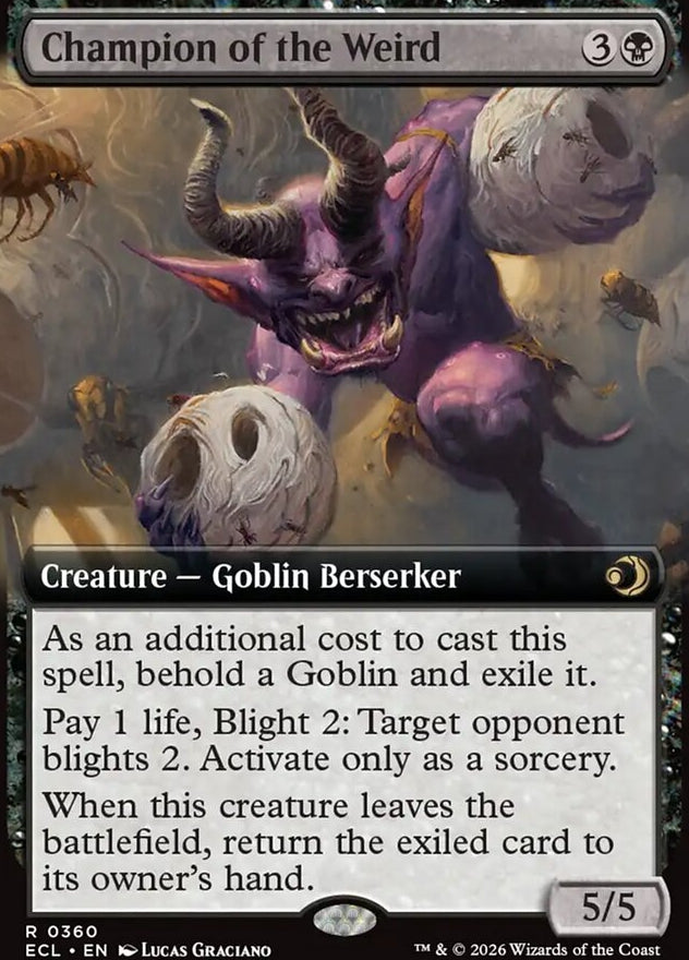 Champion of the Weird [ #0360 Extended Art ] (ECL-R)