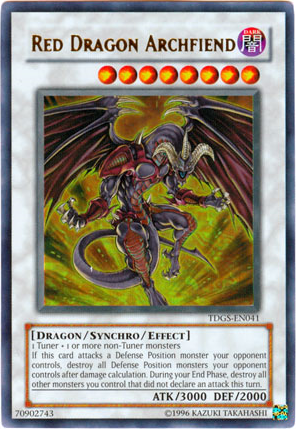Red Dragon Archfiend (TDGS-EN041) Ultra Rare - Near Mint Unlimited