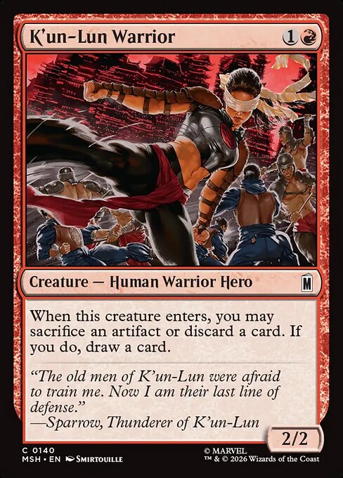 K'un-Lun Warrior [ #0140 ] (MSH-C)