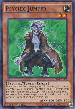 Psychic Jumper (Shatterfoil) (BP03-EN051) Shatterfoil Rare - Near Mint 1st Edition