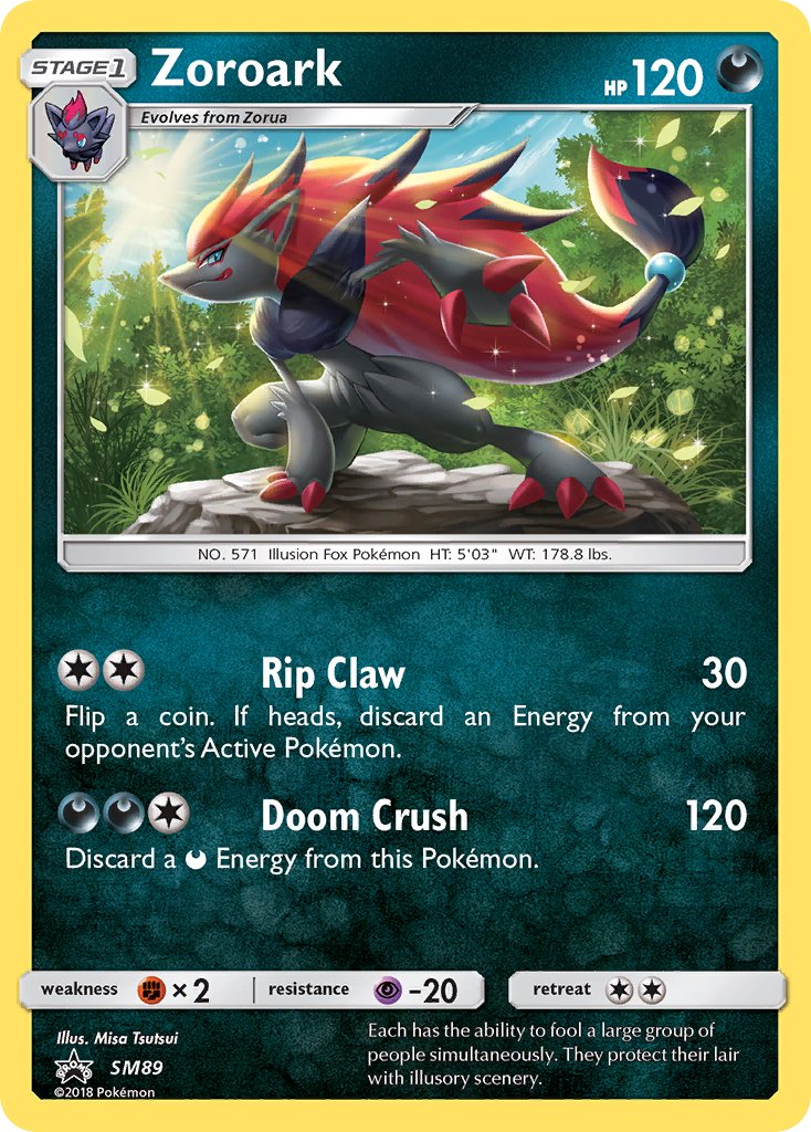 Zoroark - SM89 (SM:PR) Promo - Near Mint Holofoil