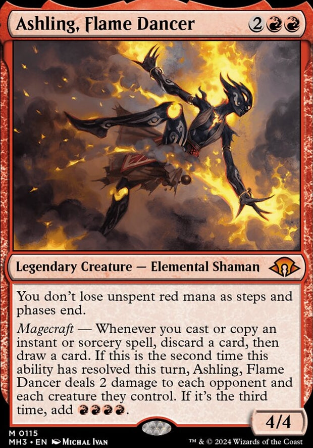 Ashling, Flame Dancer [#0115] (MH3-M-FOIL)