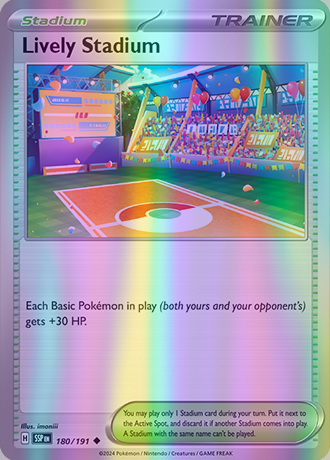 Lively Stadium - 180/191 (SSP) Uncommon - Near Mint Reverse Holofoil