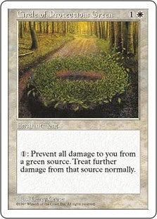 Circle of Protection: Green (5ED-C)