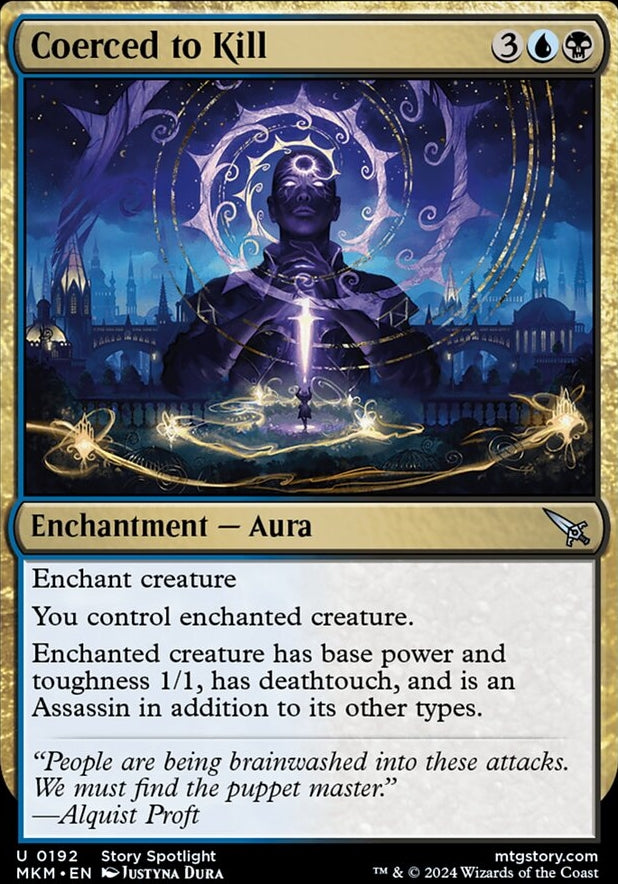 Coerced to Kill [#0192] (MKM-U-FOIL)