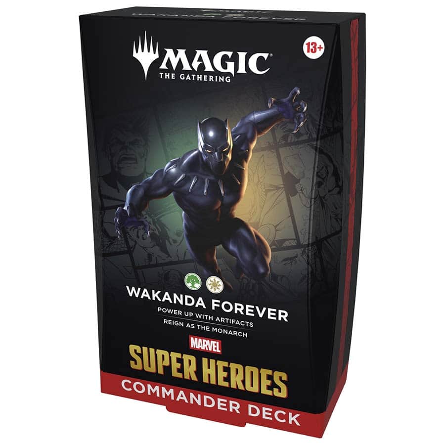 MTG: Universes Beyond: Marvel Super Heroes - Commander Deck: Wakanda Forever (GW) (Release Date: 06.19.26) DELAYED