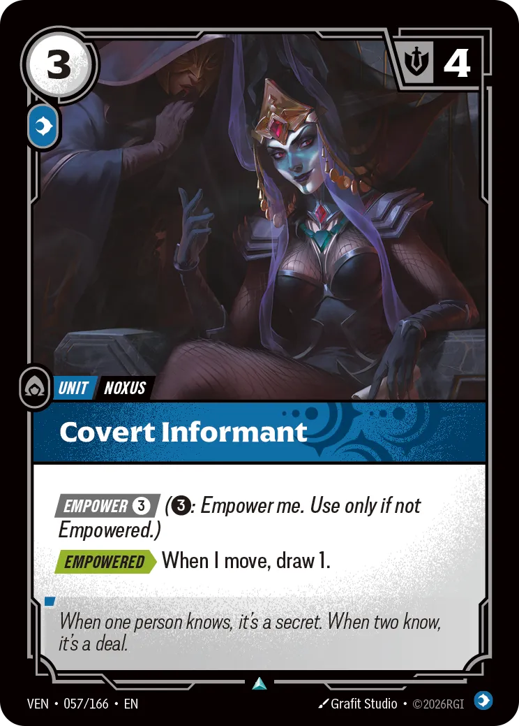 Covert Informant - 057/166 (VEN) Uncommon