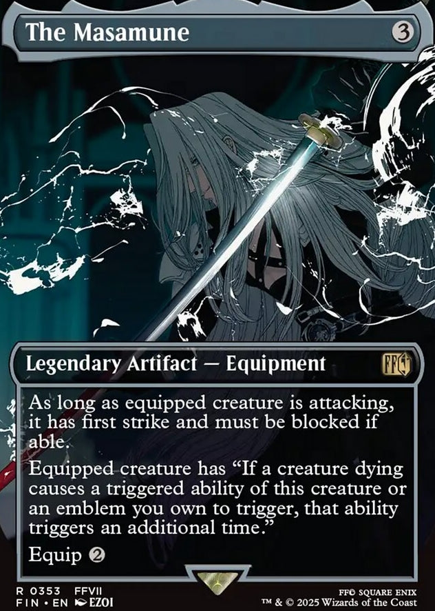 The Masamune [ #0353 Borderless Alternate Art ] (FIN-R)