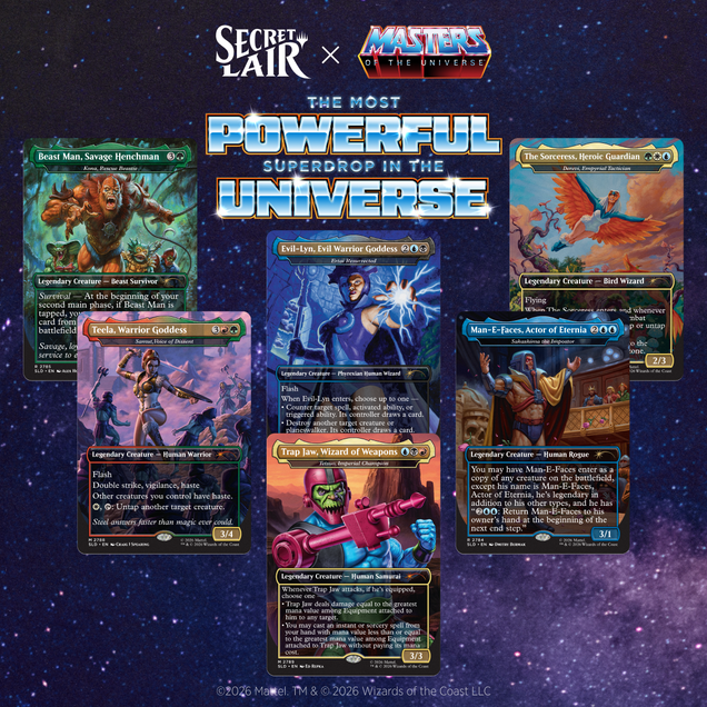 MTG: Secret Lair x Masters of the Universe: Allies and Enemies of Eternia
