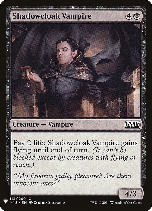 Shadowcloak Vampire [Mystery Booster #0768] (M15-C)