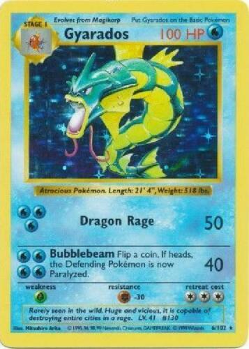 Gyarados - 006/102 (BS) Holo Rare - Near Mint Holofoil