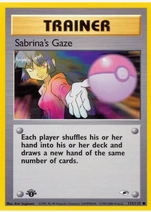 Sabrina's Gaze (125/132) 1st Edition Near Mint