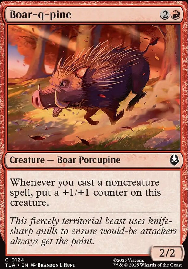 Boar-q-pine [ #0124 ] (TLA-C)