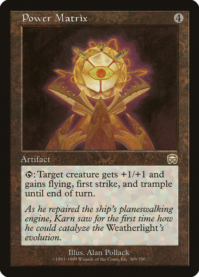 Power Matrix (MMQ-R) Moderate Play