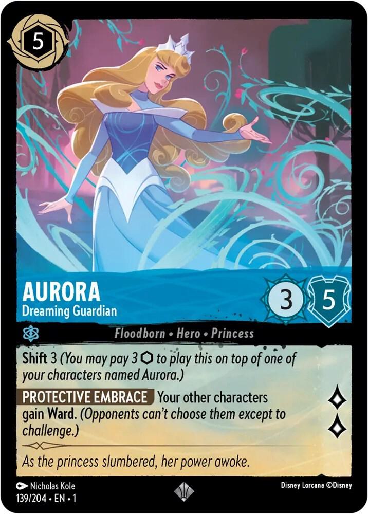 Aurora - Dreaming Guardian (The First Chapter 139/204) Super Rare - Near Mint Cold Foil