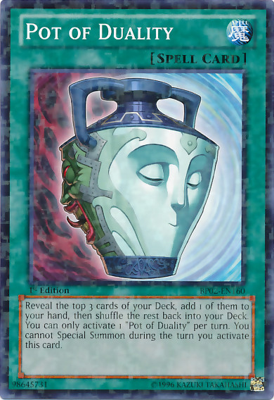 Pot of Duality (Mosaic Rare) (BP02-EN160) Mosaic Rare - Near Mint 1st Edition