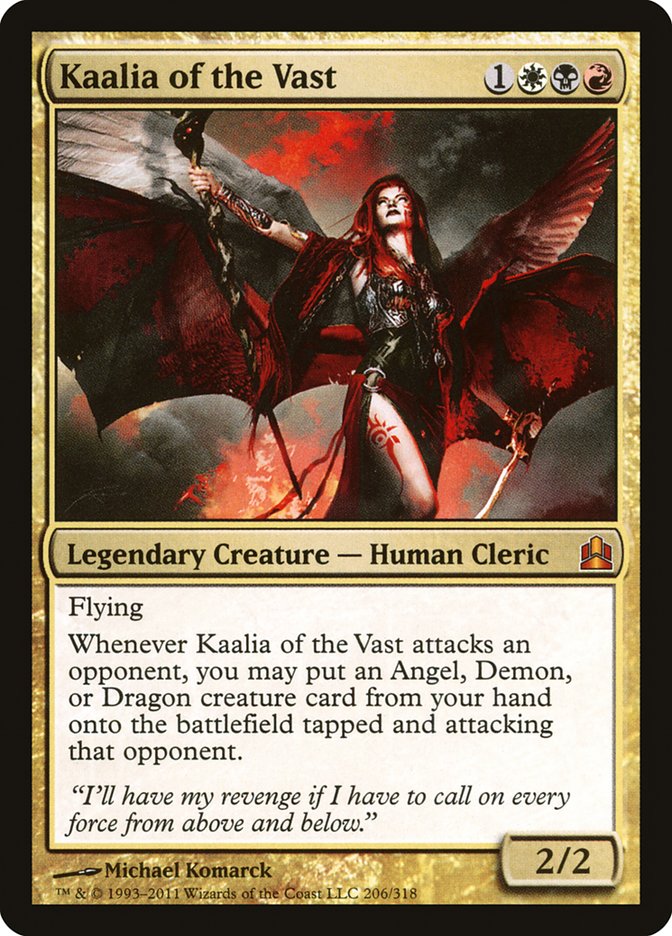 Kaalia of the Vast (CMD-M) Heavy Play