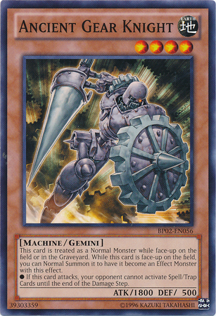 Ancient Gear Knight (BP02-EN056) Common - Near Mint Unlimited