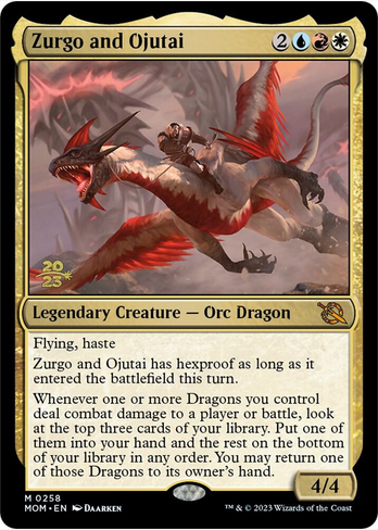 Zurgo and Ojutai [#0258] (MOM-M-PRE) Lightly Played