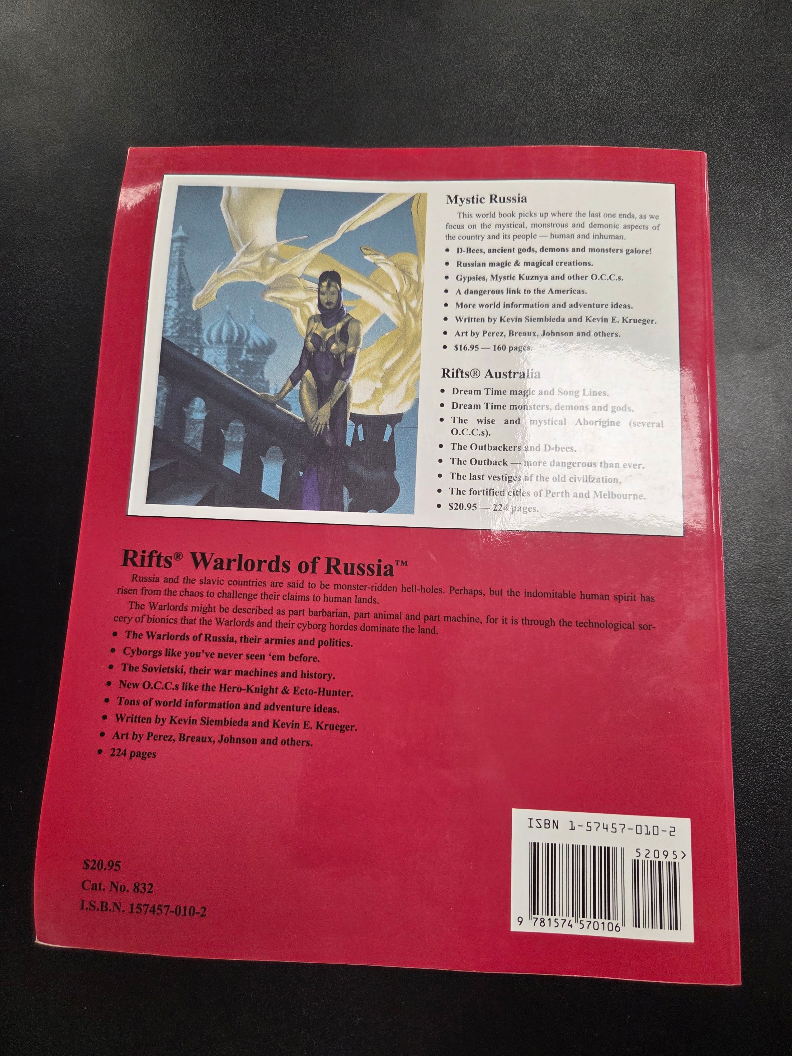 RIFTS World Book 17:  Warlords of Russia (USED)