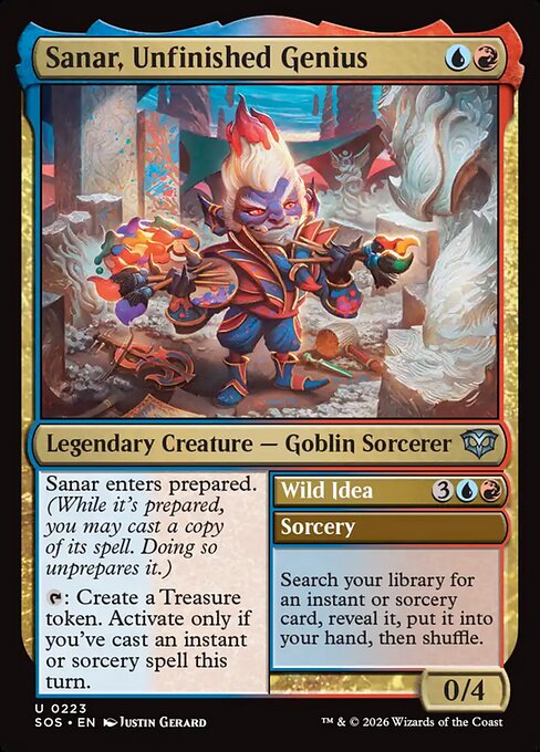 Sanar, Unfinished Genius // Wild Idea [ #0223 ] (SOS-U)
