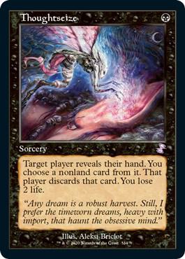 Thoughtseize [#334 Timeshifted] (TSR-C) Light Play
