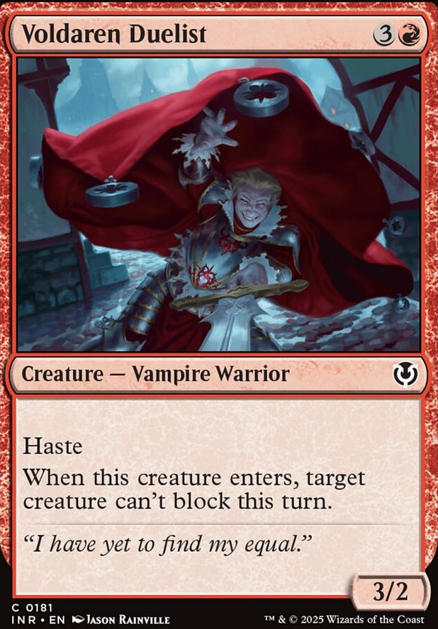 Voldaren Duelist [ #0181 ] (INR-C-FOIL)