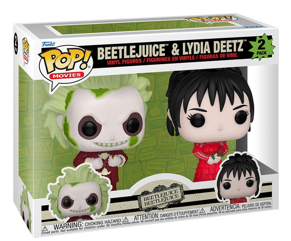 POP Figure Box Set: Horror Beetlejuice 2  - Beetlejuice & Lydia Deetz (2 Pack)