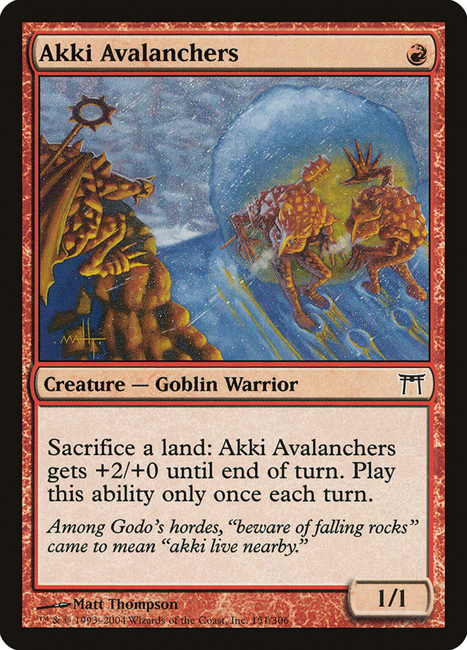 Akki Avalanchers (CHK-C-FOIL)