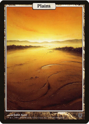 Plains #136 Full Art (UNH-C-FOIL) Light Play