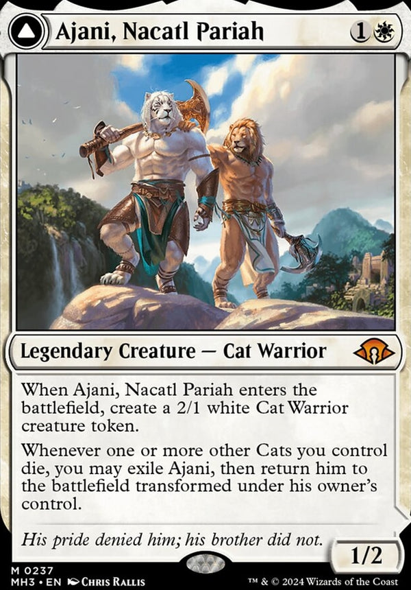 Ajani, Nacatl Pariah // Ajani, Nacatl Avenger [#0237] (MH3-M)