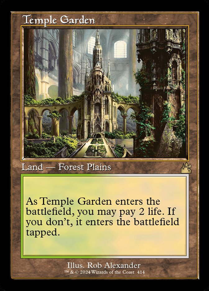 Temple Garden [#0414 Retro Frame] (RVR-R-FOIL)