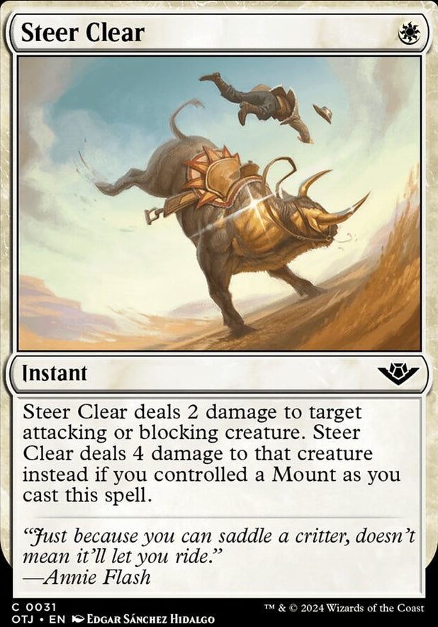 Steer Clear [#0031] (OTJ-C-FOIL)