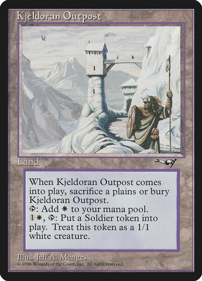 Kjeldoran Outpost (ALL-R) Moderate Play