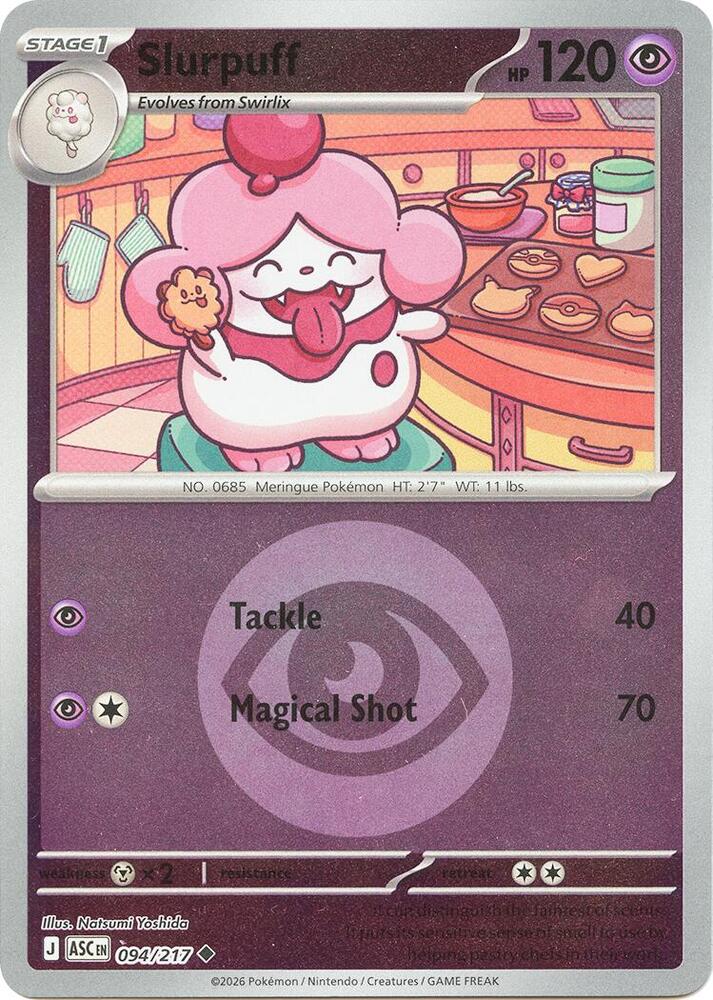 Slurpuff (Energy Symbol Pattern) - 094/217 (ASC) Uncommon