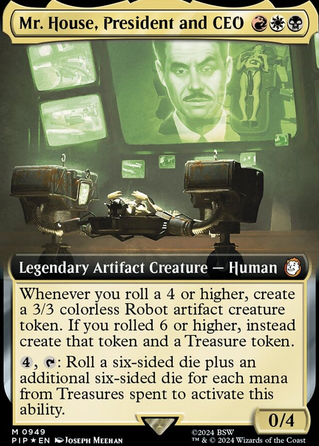 Mr. House, President and CEO [#0949 Extended Art Surge Foil] (PIP-M)
