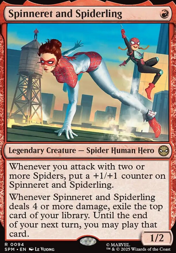 Spinneret and Spiderling [ #0094 ] (SPM-R)