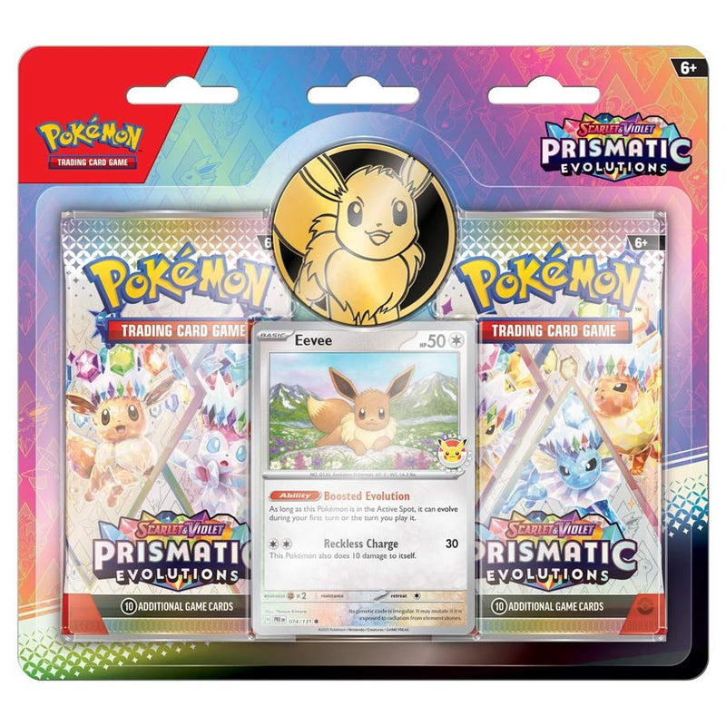 Pokemon TCG: S&V08.5 Prismatic Evolutions - 2 Pack Blister (Release Date: 02.21.2025)