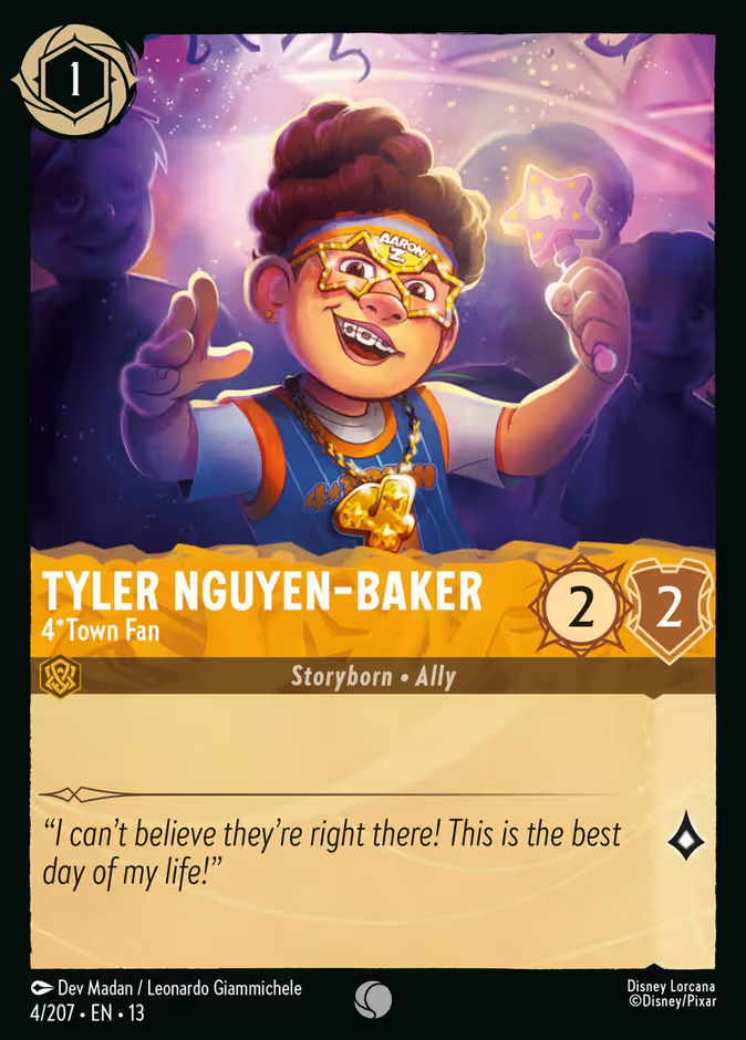 Tyler Nguyen-Baker - 4*Town Fan (004/204 - Attack of the Vine!) Common