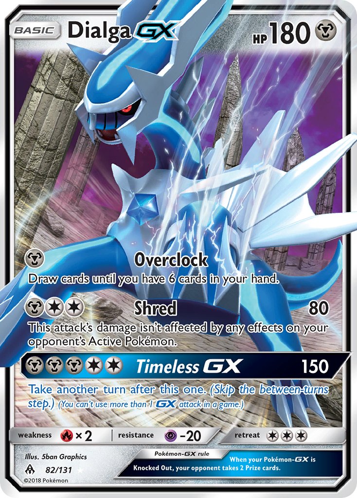Dialga GX - 082/131 (FLI) Ultra Rare - Near Mint Holofoil