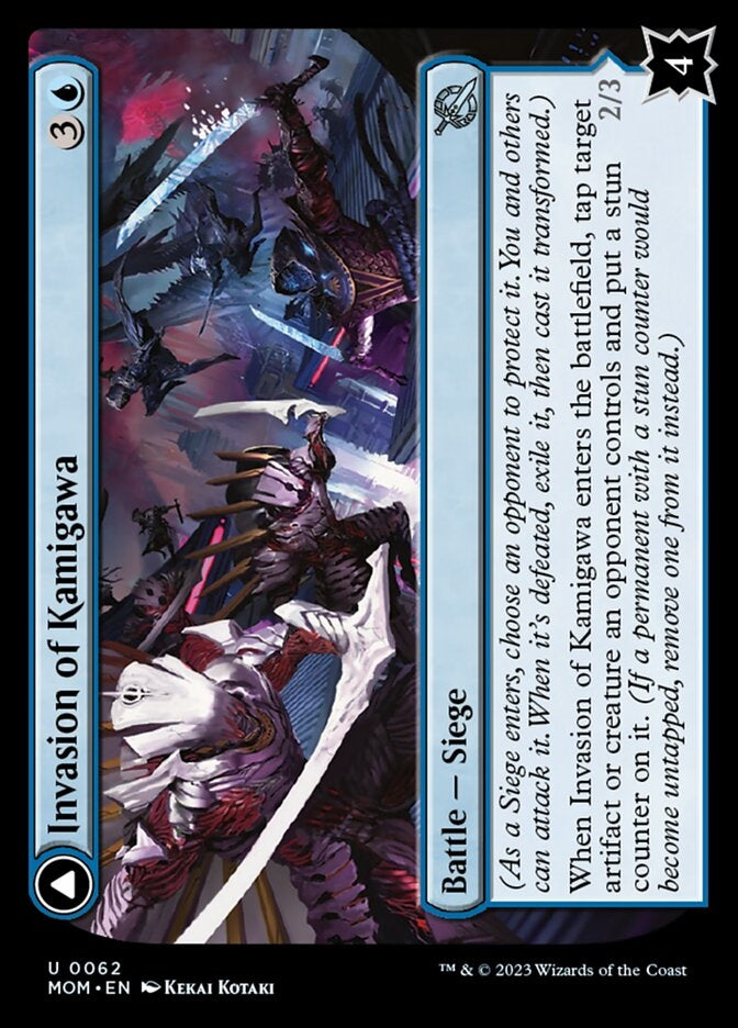 Invasion of Kamigawa // Rooftop Saboteurs [#0062] (MOM-U)