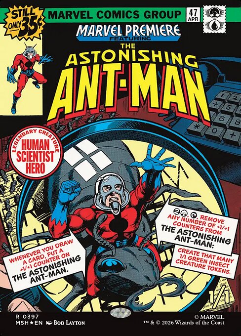 The Astonishing Ant-Man [ #0397 Borderless Classic Comic ] (MSH-R)