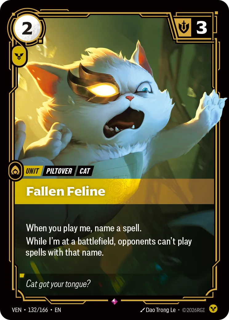Fallen Feline - 132/166 (VEN) Rare