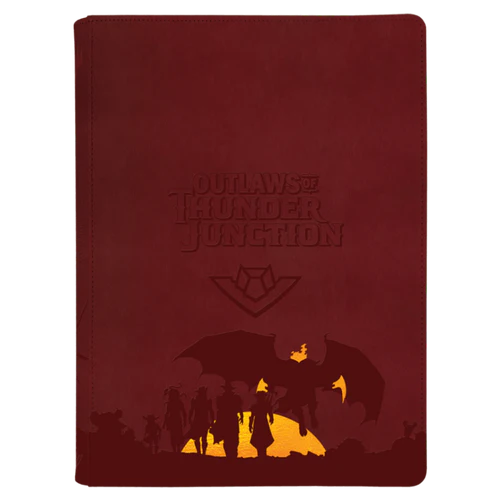 Ultra-PRO: PRO-Binder 9-Pocket Premium Zippered - MTG: Outlaws of Thunder Junction - Set Symbol and Gang Silhouette (38373)